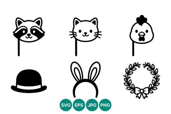 Animal Masks Bowler Hat Bunny Ears