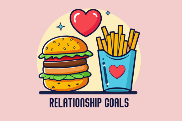 Burger and French Fries Relationship