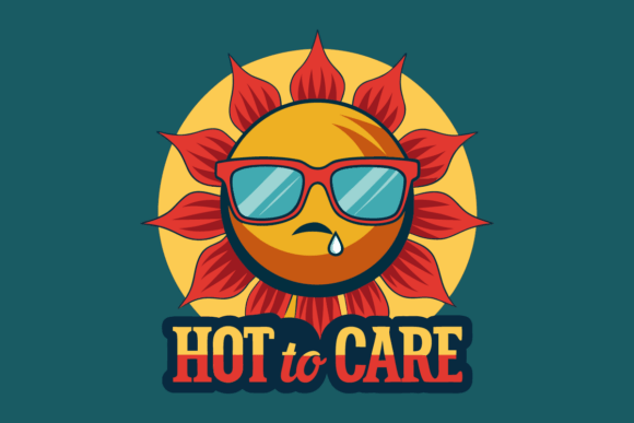 Cool Sun Character with Sunglasses