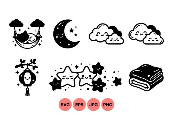 Cute Sleepy Night Icons: A Designer’s Real-World Embroidery Review