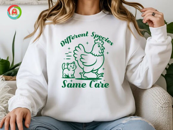 Different Species Same Care Cute Chicken